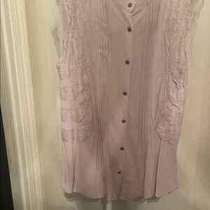 POL Lavender Lace Women's Blouse